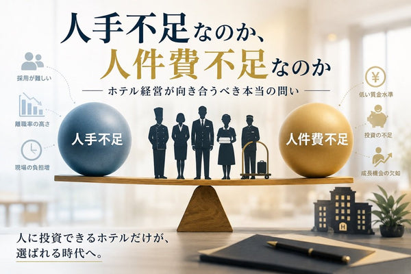 人手不足なのか、人件費不足なのか